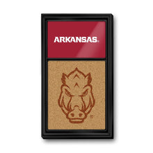 Load image into Gallery viewer, Arkansas Razorbacks: Dual Logos - Cork Note Board - The Fan-Brand