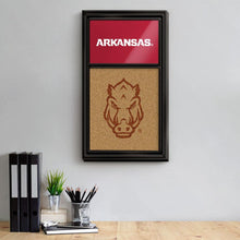 Load image into Gallery viewer, Arkansas Razorbacks: Dual Logos - Cork Note Board - The Fan-Brand