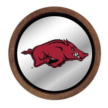 Load image into Gallery viewer, Arkansas Razorbacks: Mascot - Barrel Top Mirrored Wall Sign - The Fan-Brand