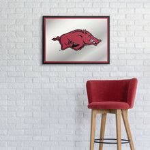 Load image into Gallery viewer, Arkansas Razorbacks: Mascot - Framed Mirrored Wall Sign - The Fan-Brand