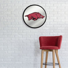 Load image into Gallery viewer, Arkansas Razorbacks: Mascot - Modern Disc Mirrored Wall Sign - The Fan-Brand