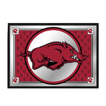 Load image into Gallery viewer, Arkansas Razorbacks: Mascot, Team Spirit Framed Mirrored Wall Sign - The Fan-Brand