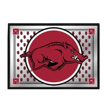 Load image into Gallery viewer, Arkansas Razorbacks: Mascot, Team Spirit Framed Mirrored Wall Sign - The Fan-Brand