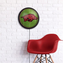 Load image into Gallery viewer, Arkansas Razorbacks: On the 50 - Slimline Lighted Wall Sign - The Fan-Brand
