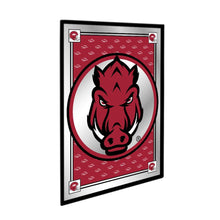 Load image into Gallery viewer, Arkansas Razorbacks: Tusk Stare, Team Spirit - Framed Mirrored Wall Sign Default Title