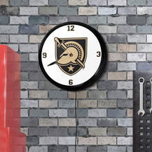 Load image into Gallery viewer, Army Black Knights: Athena&#39;s Helmet - Retro Lighted Wall Clock - The Fan-Brand