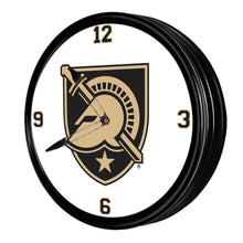 Load image into Gallery viewer, Army Black Knights: Athena&#39;s Helmet - Retro Lighted Wall Clock Default Title