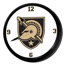 Load image into Gallery viewer, Army Black Knights: Athena&#39;s Helmet - Retro Lighted Wall Clock Default Title