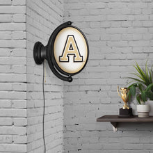 Load image into Gallery viewer, Army Black Knights: Original Oval Rotating Lighted Wall Sign - The Fan-Brand