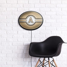 Load image into Gallery viewer, Army Black Knights: Oval Slimline Lighted Wall Sign - The Fan-Brand