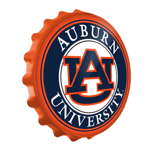 Auburn Tigers: Bottle Cap Wall Sign - The Fan-Brand