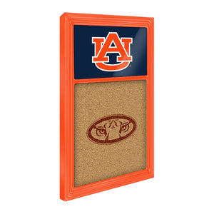 Auburn Tigers: Dual Logo - Cork Note Board Default Title