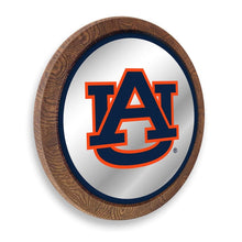 Load image into Gallery viewer, Auburn Tigers: &quot;Faux&quot; Barrel Top Mirrored Wall Sign - The Fan-Brand