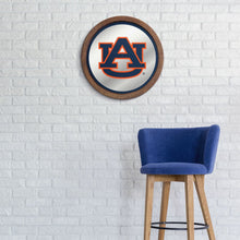 Load image into Gallery viewer, Auburn Tigers: &quot;Faux&quot; Barrel Top Mirrored Wall Sign - The Fan-Brand