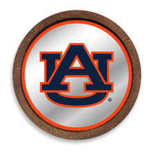 Load image into Gallery viewer, Auburn Tigers: &quot;Faux&quot; Barrel Top Mirrored Wall Sign - The Fan-Brand