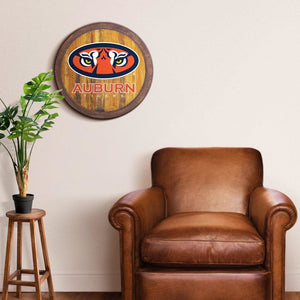 Auburn Tigers: "Faux" Barrel Top Sign - The Fan-Brand