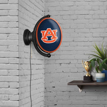 Load image into Gallery viewer, Auburn Tigers: Original Oval Rotating Lighted Wall Sign - The Fan-Brand