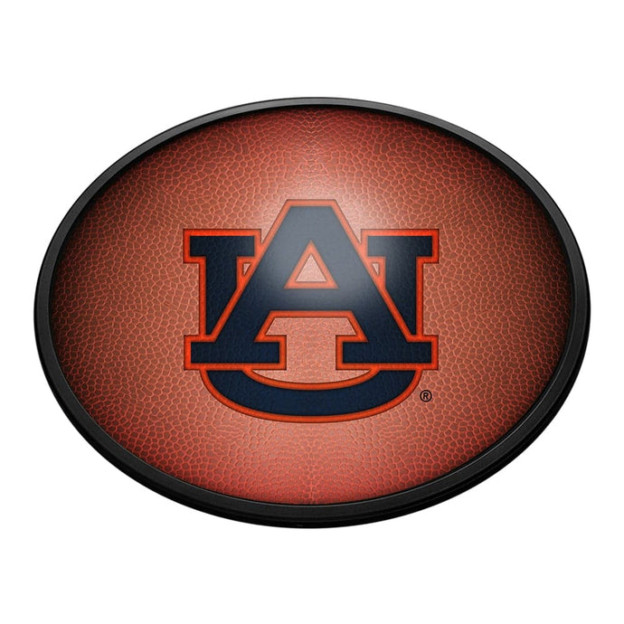 Auburn Tigers: Pigskin - Oval Slimline Lighted Wall Sign Default Title