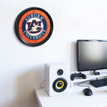 Load image into Gallery viewer, Auburn Tigers: Ribbed Frame Wall Clock Default Title