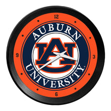 Load image into Gallery viewer, Auburn Tigers: Ribbed Frame Wall Clock Default Title