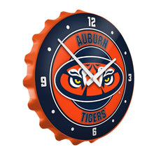 Load image into Gallery viewer, Auburn Tigers: Tiger Eyes -Bottle Cap Wall Clock - The Fan-Brand