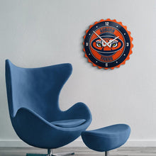 Load image into Gallery viewer, Auburn Tigers: Tiger Eyes -Bottle Cap Wall Clock - The Fan-Brand