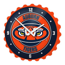 Load image into Gallery viewer, Auburn Tigers: Tiger Eyes -Bottle Cap Wall Clock - The Fan-Brand