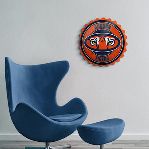 Auburn Tigers: Tiger Eyes -Bottle Cap Wall Sign - The Fan-Brand