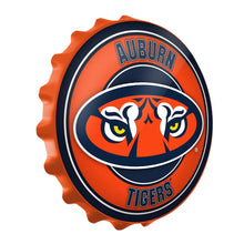 Load image into Gallery viewer, Auburn Tigers: Tiger Eyes -Bottle Cap Wall Sign - The Fan-Brand