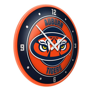 Auburn Tigers: Tiger Eyes -Modern Disc Wall Clock - The Fan-Brand