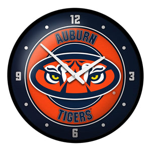 Auburn Tigers: Tiger Eyes -Modern Disc Wall Clock - The Fan-Brand