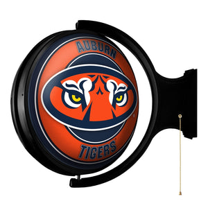 Auburn Tigers: Tiger Eyes - Original Round Rotating Lighted Wall Sign - The Fan-Brand