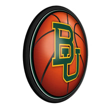 Load image into Gallery viewer, Baylor Bears: Basketball - Round Slimline Lighted Wall Sign - The Fan-Brand