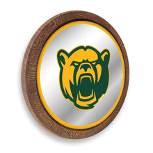 Load image into Gallery viewer, Baylor Bears: Bear - &quot;Faux&quot; Barrel Top Mirrored Wall Sign - The Fan-Brand