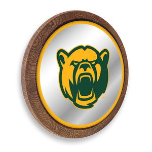 Baylor Bears: Bear - "Faux" Barrel Top Mirrored Wall Sign - The Fan-Brand