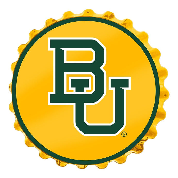 Baylor Bears: Bear Logo - Bottle Cap Wall Sign - The Fan-Brand