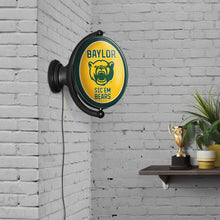 Load image into Gallery viewer, Baylor Bears: Bear Logo - Original Oval Rotating Lighted Wall Sign - The Fan-Brand