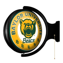 Load image into Gallery viewer, Baylor Bears: Bear Logo - Original Round Rotating Lighted Wall Sign - The Fan-Brand