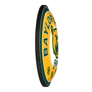 Baylor Bears: Bear Logo - Round Slimline Lighted Wall Sign - The Fan-Brand