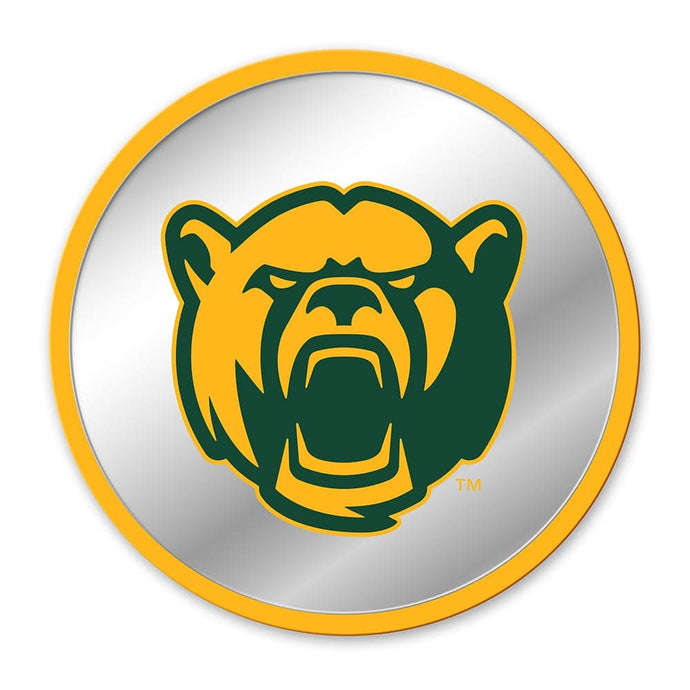 Baylor Bears: Bear - Modern Disc Mirrored Wall Sign - The Fan-Brand