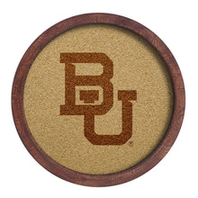 Load image into Gallery viewer, Baylor Bears: &quot;Faux&quot; Barrel Framed Cork Board - The Fan-Brand
