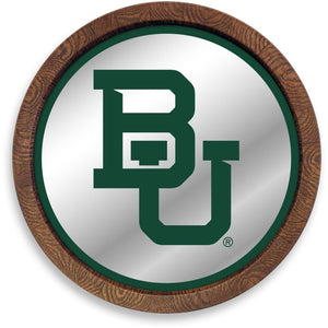 Baylor Bears: "Faux" Barrel Top Mirrored Wall Sign - The Fan-Brand