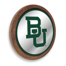 Load image into Gallery viewer, Baylor Bears: &quot;Faux&quot; Barrel Top Mirrored Wall Sign - The Fan-Brand