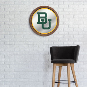 Baylor Bears: "Faux" Barrel Top Mirrored Wall Sign - The Fan-Brand