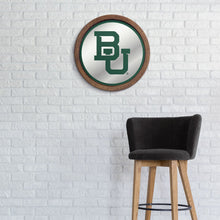 Load image into Gallery viewer, Baylor Bears: &quot;Faux&quot; Barrel Top Mirrored Wall Sign - The Fan-Brand