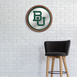 Baylor Bears: "Faux" Barrel Top Mirrored Wall Sign - The Fan-Brand