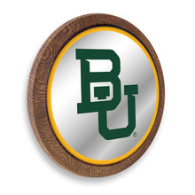 Load image into Gallery viewer, Baylor Bears: &quot;Faux&quot; Barrel Top Mirrored Wall Sign - The Fan-Brand