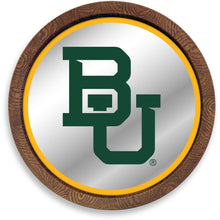 Load image into Gallery viewer, Baylor Bears: &quot;Faux&quot; Barrel Top Mirrored Wall Sign - The Fan-Brand