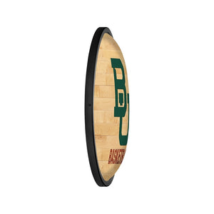 Baylor Bears: Hardwood - Oval Slimline Lighted Wall Sign - The Fan-Brand