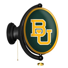 Load image into Gallery viewer, Baylor Bears: Logo Oval - Original Oval Rotating Lighted Wall Sign - The Fan-Brand